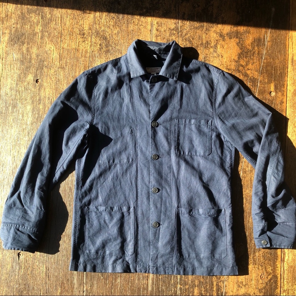 Wallace & Barnes linen chore coat - M